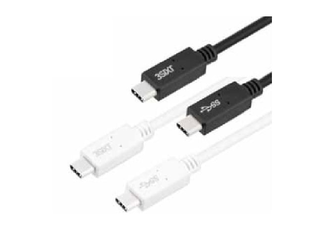 3SIXT BLACK Cable - USB-C to USB-C V2.0 - 1m