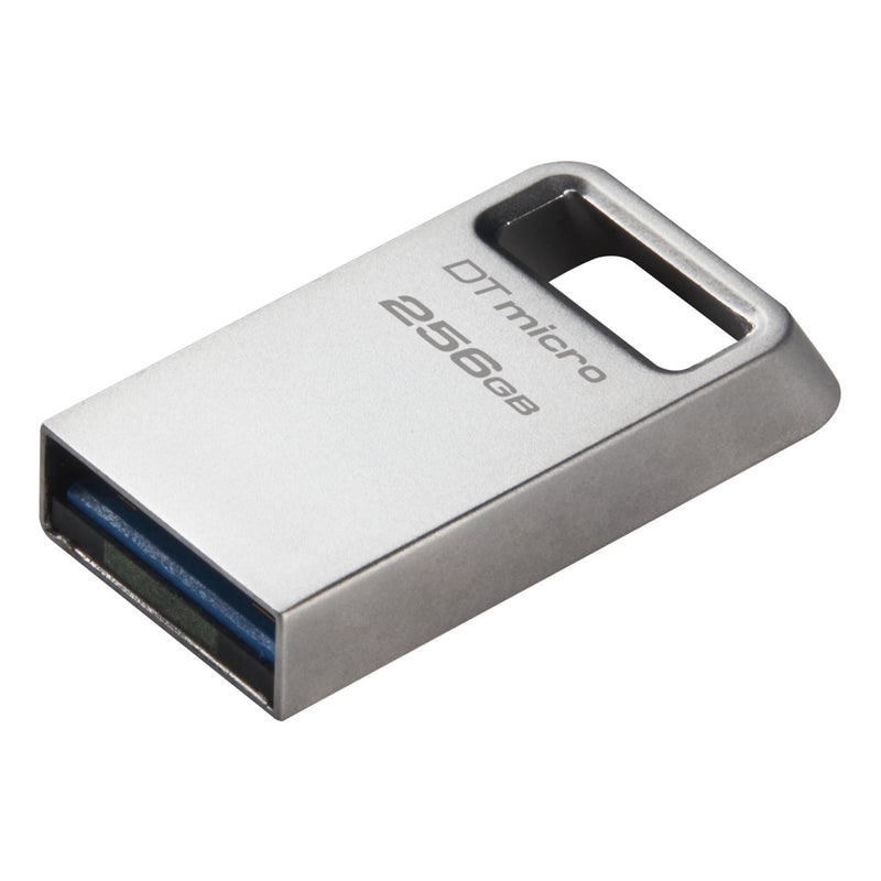 Kingston DataTraveler Micro USB flash drive 256 GB USB Type-A 3.2 Gen 1 (3.1 Gen 1) Silver
