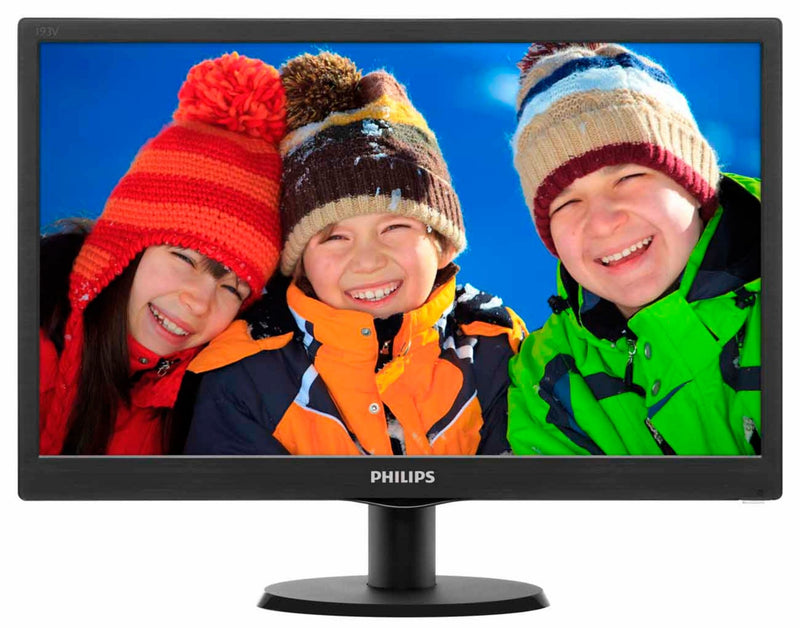 Philips V Line 193V5LHSB2/55 computer monitor 47 cm (18.5) 1366 x 768 pixels WXGA LCD Black
