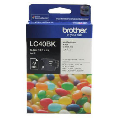 Brother LC40BK ink cartridge 1 pc(s) Original Black