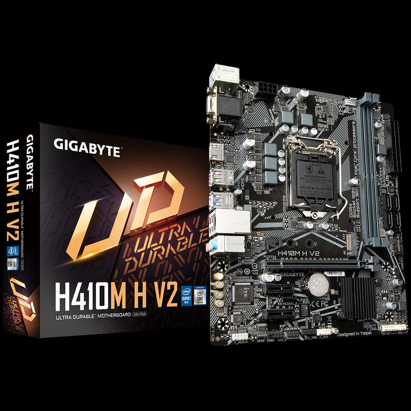 Gigabyte H410M H V2 motherboard Intel H410 LGA 1200 micro ATX
