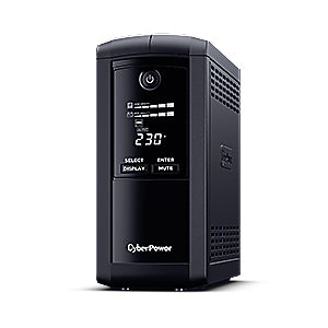 CyberPower VP1000ELCD uninterruptible power supply (UPS) Line-Interactive 1 kVA 550 W 3 AC outlet(s)