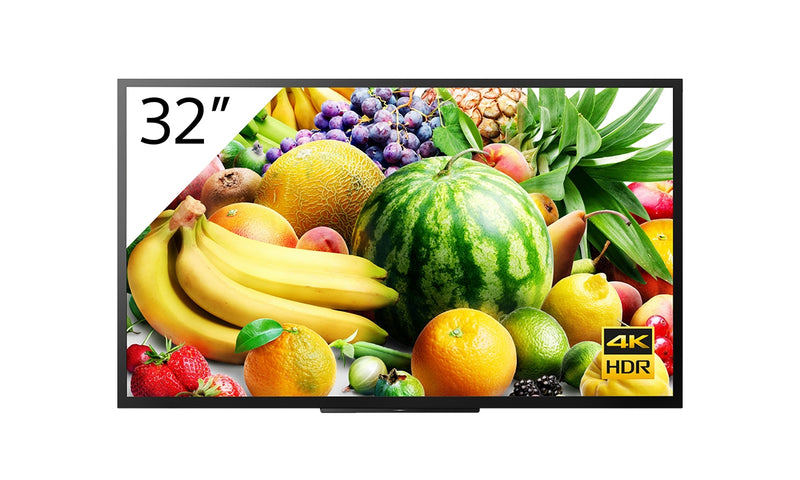 Sony FW-32BZ30J Signage Display Digital signage flat panel 81.3 cm (32") VA Wi-Fi 300 cd/m² 4K Ultra HD Black Android 10 24/7