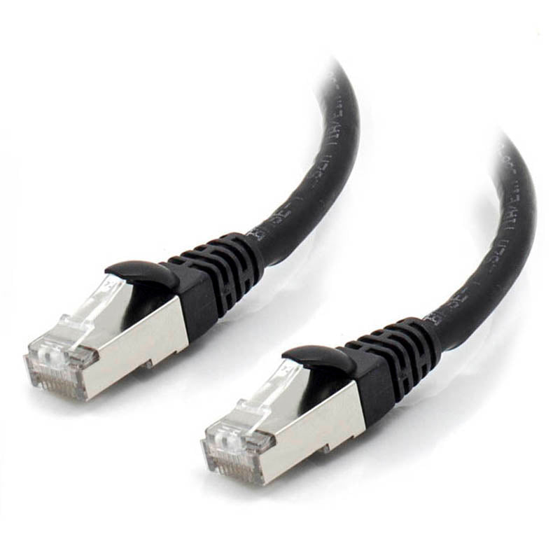 ALOGIC 3m Black Shielded CAT6A LSZH Network Cable