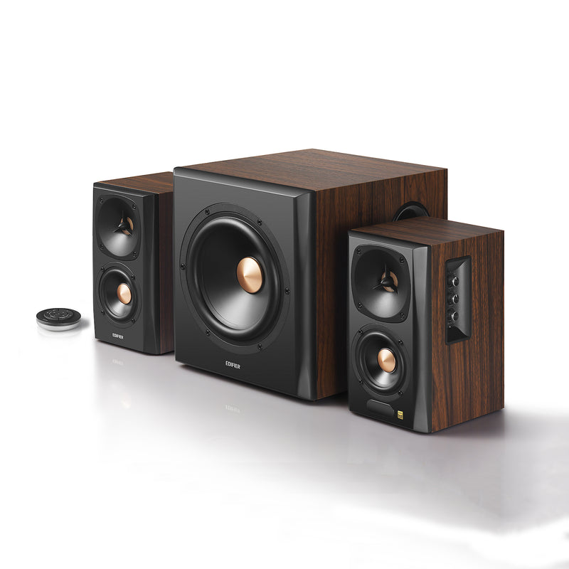Edifier S360DB speaker set 150 W PC Black, Wood 2.1 channels Bluetooth