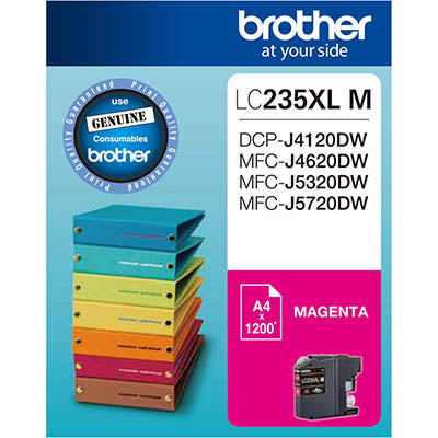Brother LC235XLM ink cartridge 1 pc(s) Original Magenta