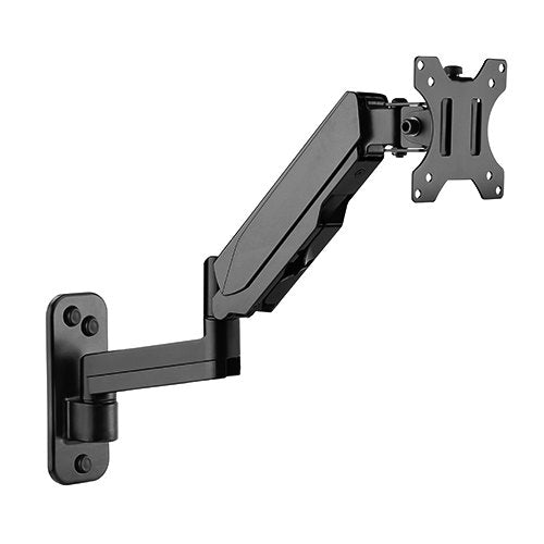 Brateck Single Screen Wall Mounted Articulating Gas Spring Monitor Arm 7'-32',Weight Capacity (per screen)