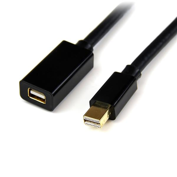 StarTech 3ft (1m) Mini DisplayPort Extension Cable - 4K x 2K Video - Mini DisplayPort Male to Female Extension Cord - mDP 1.2 Extender Cable - Works with Mini DP or Thunderbolt 2 Mac/PC