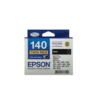 Epson Extra High Cap Black Ink Cartridge TWIN PACK