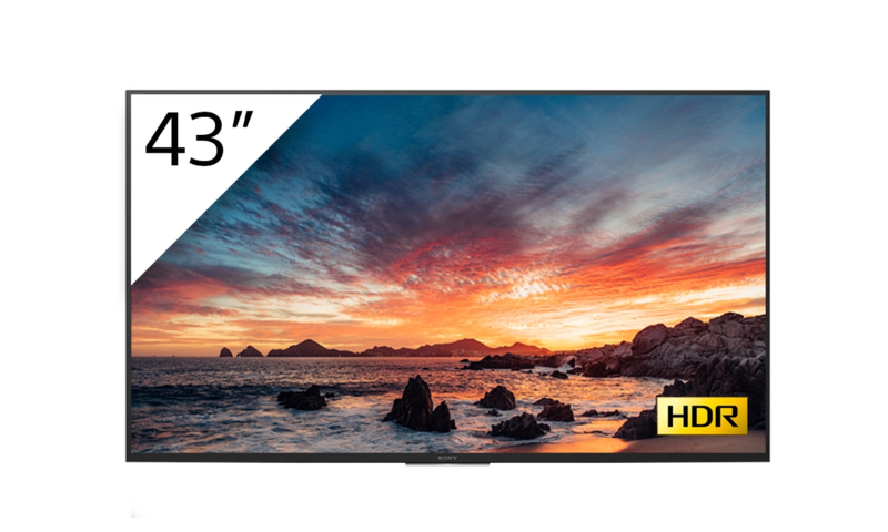 SONY Bravia TV 43" Standard 4K /3840 x 2160 /17/7 /HDR10 /HLG /Dolby Vision /Android HDR Pro X1 /DVB