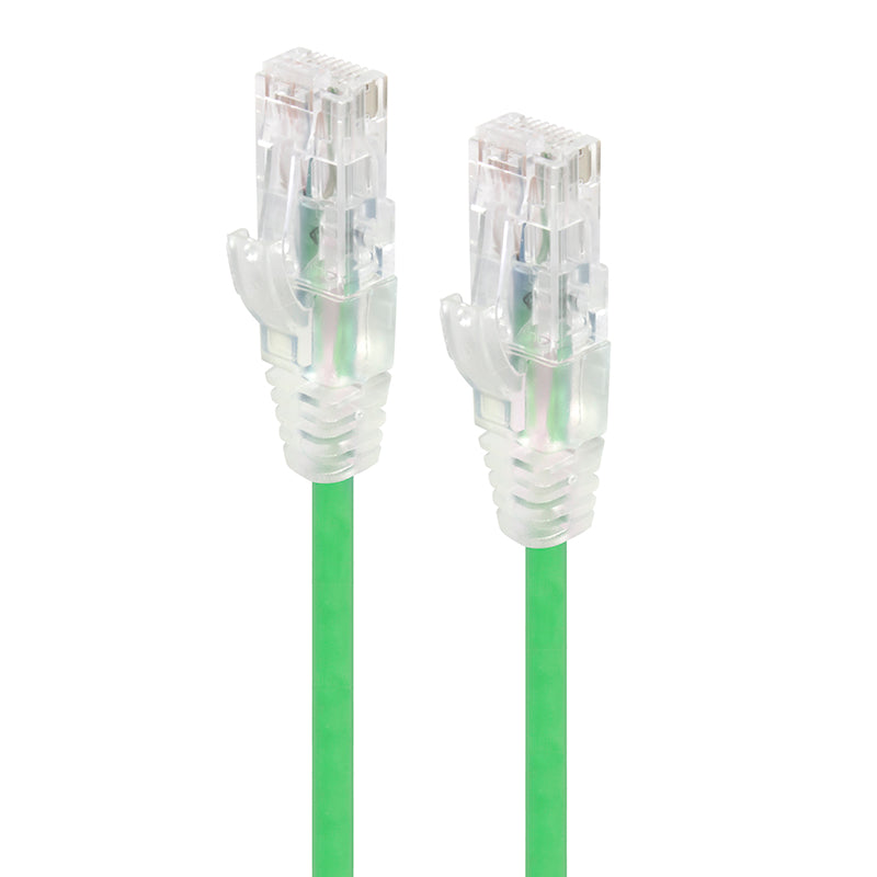 ALOGIC 1m Green Series Alpha Ultra Slim Cat6 Network Cable, UTP, 28AWG