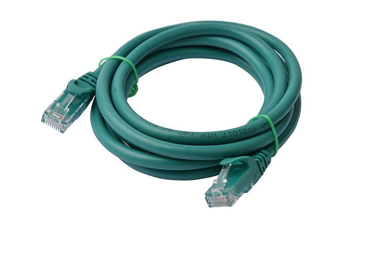 8WARE Cat 6a UTP Ethernet Cable, Snagless - 2m Green