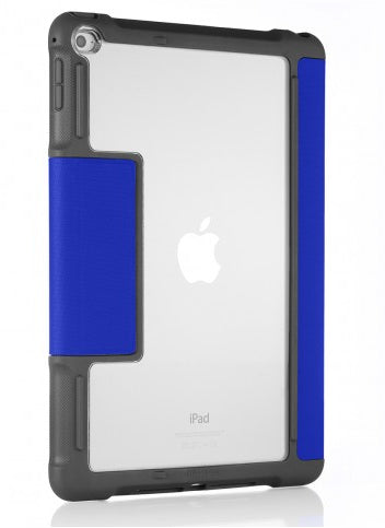 STM dux 24.6 cm (9.7") Flip case Blue, Grey, Transparent