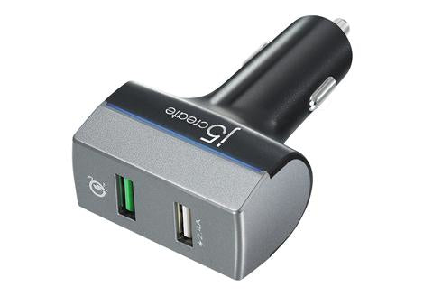 j5 create JUPV20 mobile device charger Auto Black,Silver
