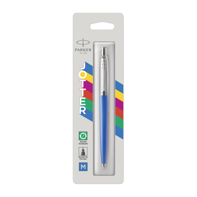 Parker 2076052 ballpoint pen Blue Clip-on retractable ballpoint pen Medium 1 pc(s)