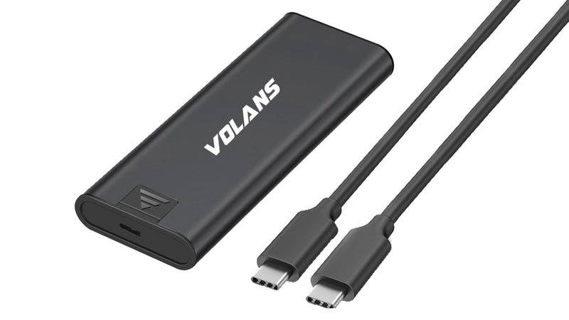 Volans VL-UCM2-V storage drive enclosure SSD enclosure Black M.2