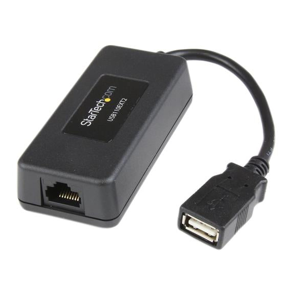StarTech 1 Port USB over Cat5 / Cat6 Ethernet Extender - up to 131ft (40m)