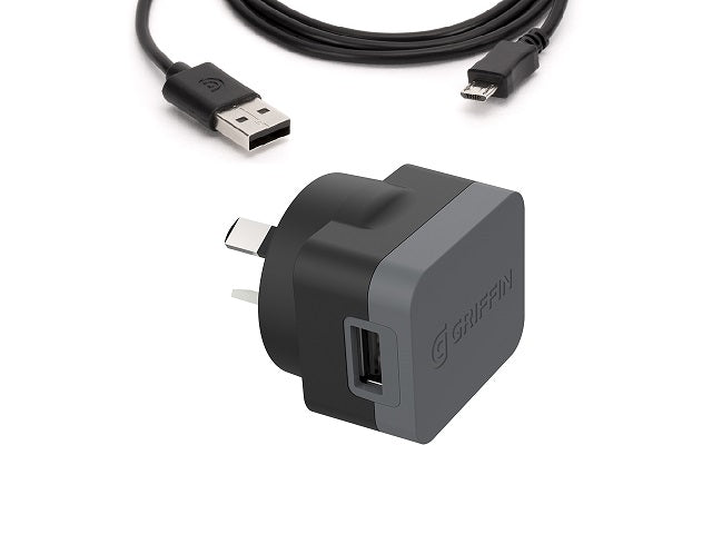 Griffin 2.4 PowerBlock Wall Charger w/micro USB cable