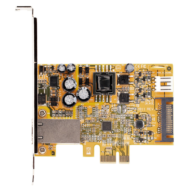 StarTech 1 Port 2.5Gbps PoE Network Card, PCIe Ethernet Card w/RJ45, 30W 802.3at PoE NIC for Desktops/Servers, Network PoE LAN Adapter w/Low-Profile Bracket, NBaseT, Windows/Linux