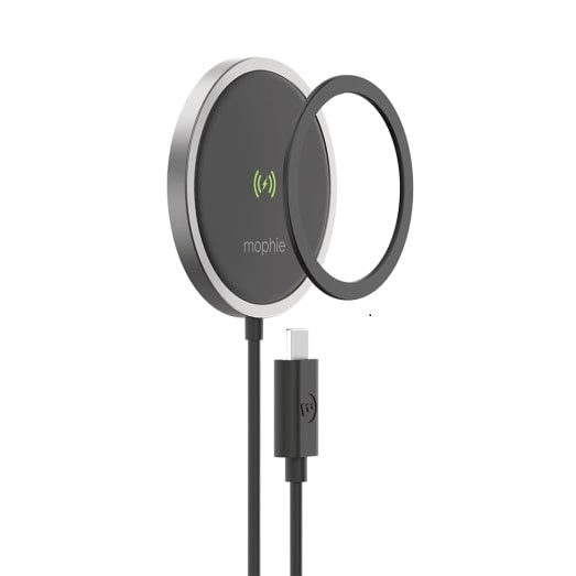 mophie Snap + wireless charging pad- Black