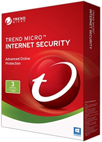 TREND MICRO Internet Security DVD, OEM Single Pack, 3 User, 1 Year License