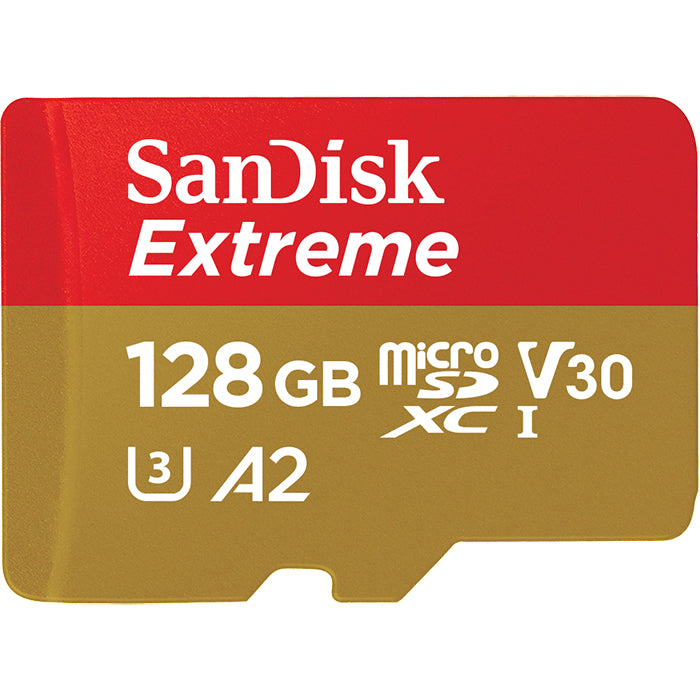 SanDisk Extreme 128 GB MicroSDXC UHS-I Class 3