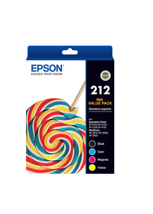 Epson 212 ink cartridge 4 pc(s) Original Standard Yield Black, Cyan, Magenta, Yellow