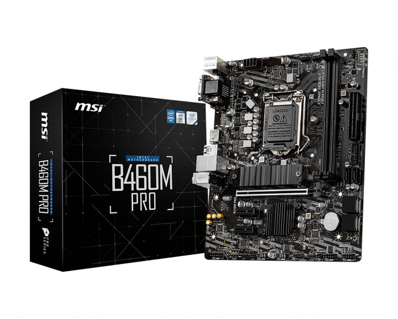 MSI B460M PRO motherboard Intel B460 LGA 1200 micro ATX
