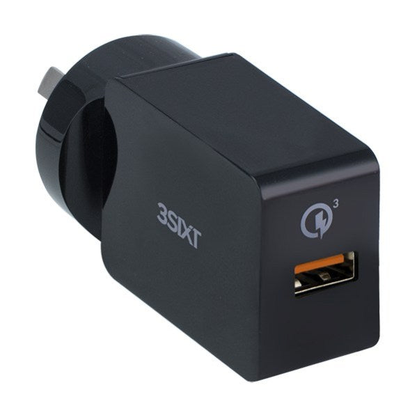 3SIXT Wall Charger AU 3A - Black
