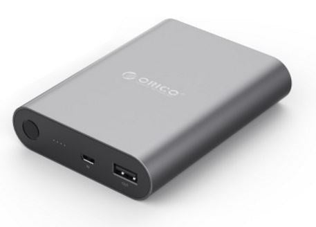 Orico 10400mah Power Bank - Aluminium - Micro USB Input - 5V 2A USB Output (LS)