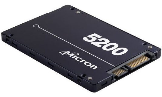 Crucial Micron 5200 ECO 1.92TB 2.5' SATA3 6Gbps 1DWPD SSD 3D TLC NAND 540R/520W MB/s 95K/22K IOPS 7mm Server