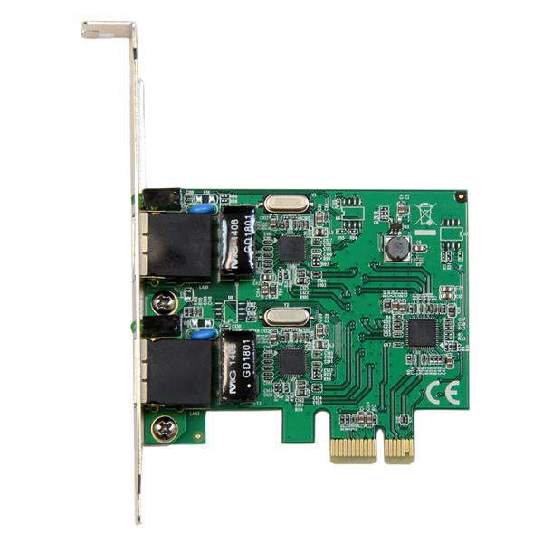 StarTech Dual Port Gigabit PCI Express Server Network Adapter Card - PCIe NIC