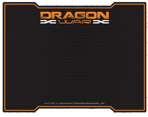 Dragon War GP-002 mouse pad Gaming mouse pad Black, Blue, White