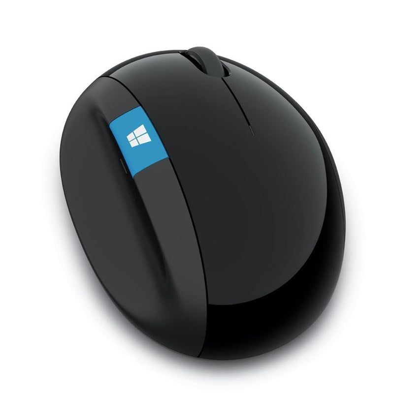 New Genuine Microsoft Wireless Sculpt Ergonomic Usb Optical Mouse Black