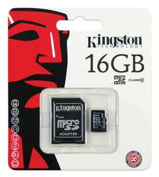 Kingston Technology 16GB microSDHC memory card Class 10 Flash