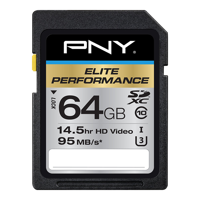 PNY Elite Performance memory card 64 GB SDXC Class 10 UHS