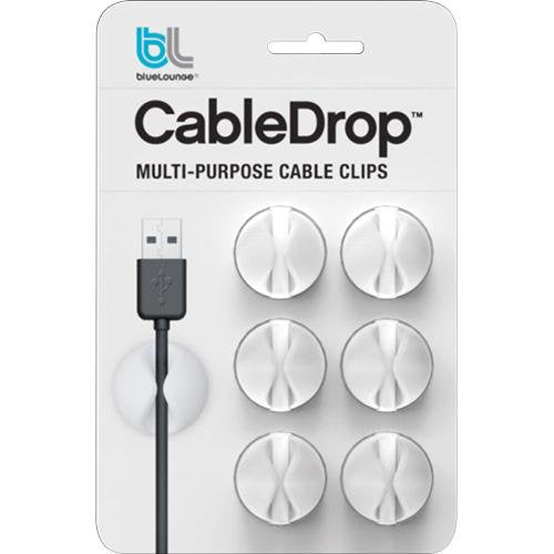 Bluelounge CableDrop cable clamp White 6 pc(s)