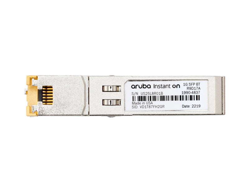 Hewlett Packard Enterprise R9D17A network transceiver module Copper 1000 Mbit/s SFP