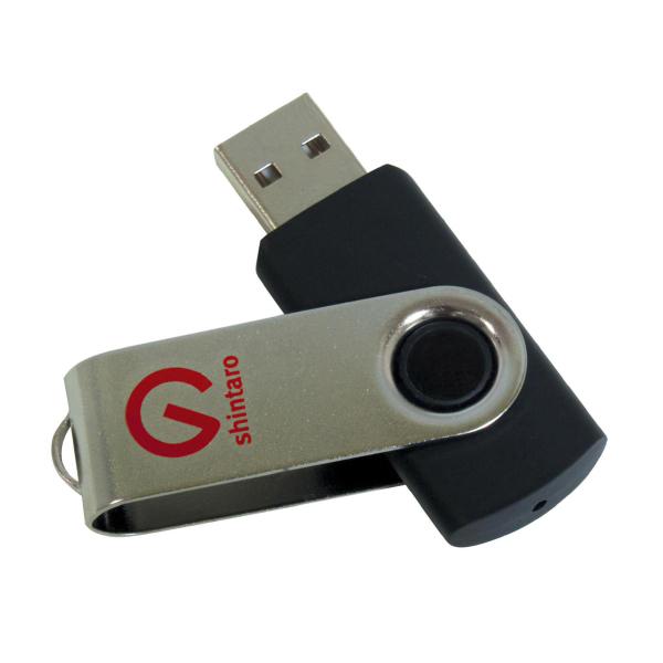 Shintaro 16GB Rotating Pocket Disk USB3.2 (Gen 1) - Backwards Suitable with USB 2.0 & USB 3.0/3.2