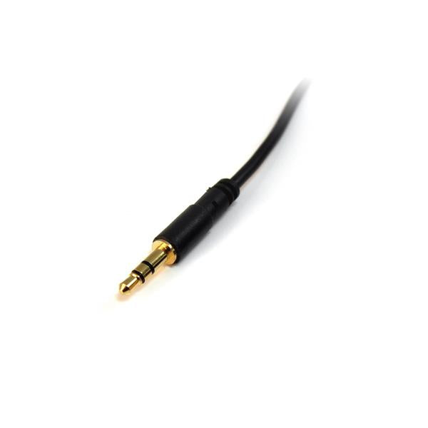 StarTech 6 ft Slim 3.5mm Stereo Audio Cable - M/M
