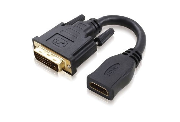 ALOGIC 15cm DVI-D (M) to HDMI (F) Adapter Cable - Male to Female