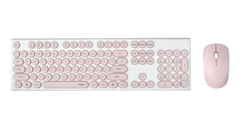 Rapoo X260 keyboard RF Wireless Pink