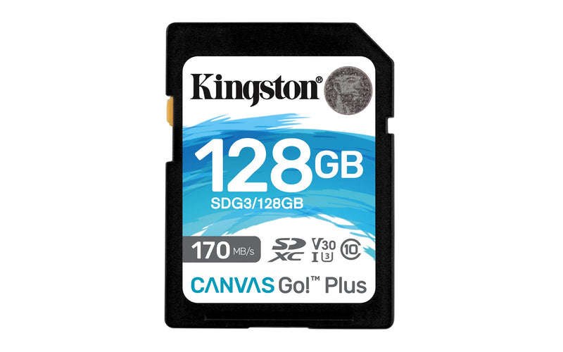 Kingston Canvas Go! Plus 128 GB SD UHS-I Class 10