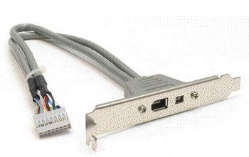 Gigabyte IEEE1394*3 Port + Bracket 33cm Cable