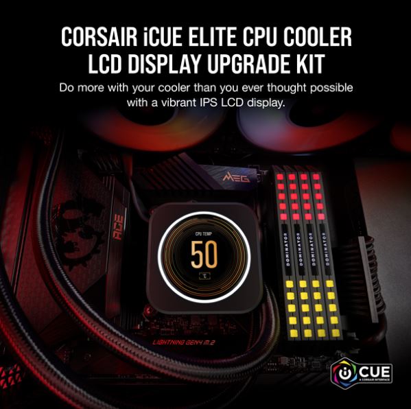 Corsair iCUE ELITE CPU Cooler LCD Display Upgrade Kit
