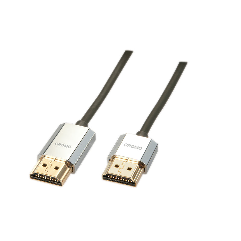 Lindy HDMI/micro HDMI, 3m HDMI cable HDMI Type A (Standard) HDMI Type D (Micro) Black, Chrome, Gold