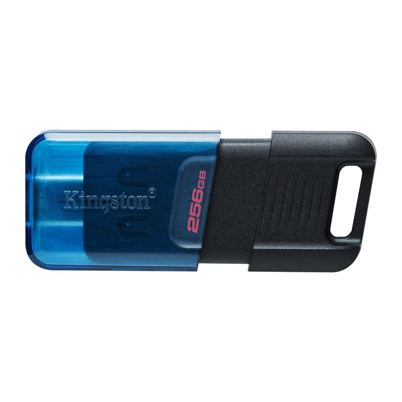 Kingston DataTraveler 80 USB flash drive 256 GB USB Type-C 3.2 Gen 1 (3.1 Gen 1) Black, Blue