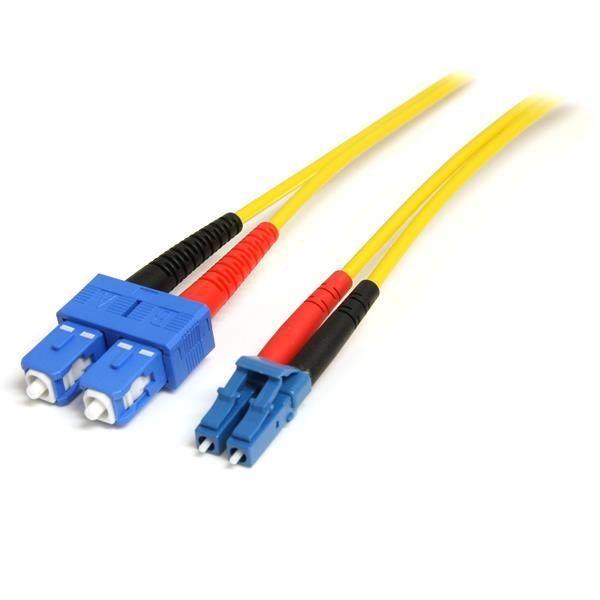 StarTech Fiber Optic Cable - Single-Mode Duplex 9/125 - LSZH - LC/SC - 1 m
