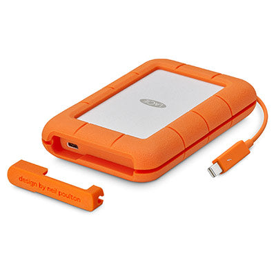 LaCie Rugged Thunderbolt USB-C external hard drive 4000 GB Orange