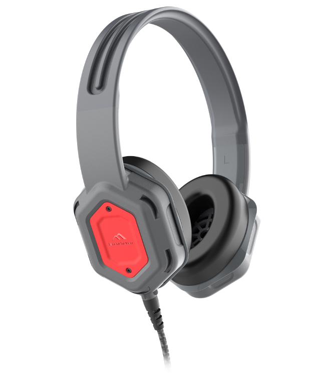 Brenthaven 1027 headphones/headset Head-band 3.5 mm connector Grey